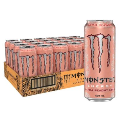 Monster Energy Drink - Ultra Peachy Keen (24 x 500ml)
